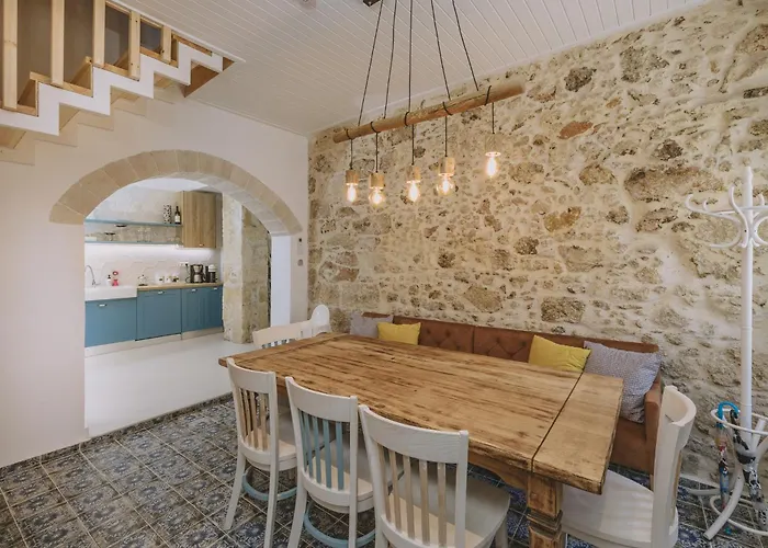 Minoos With Roof Pool Ferienhaus Rethymno